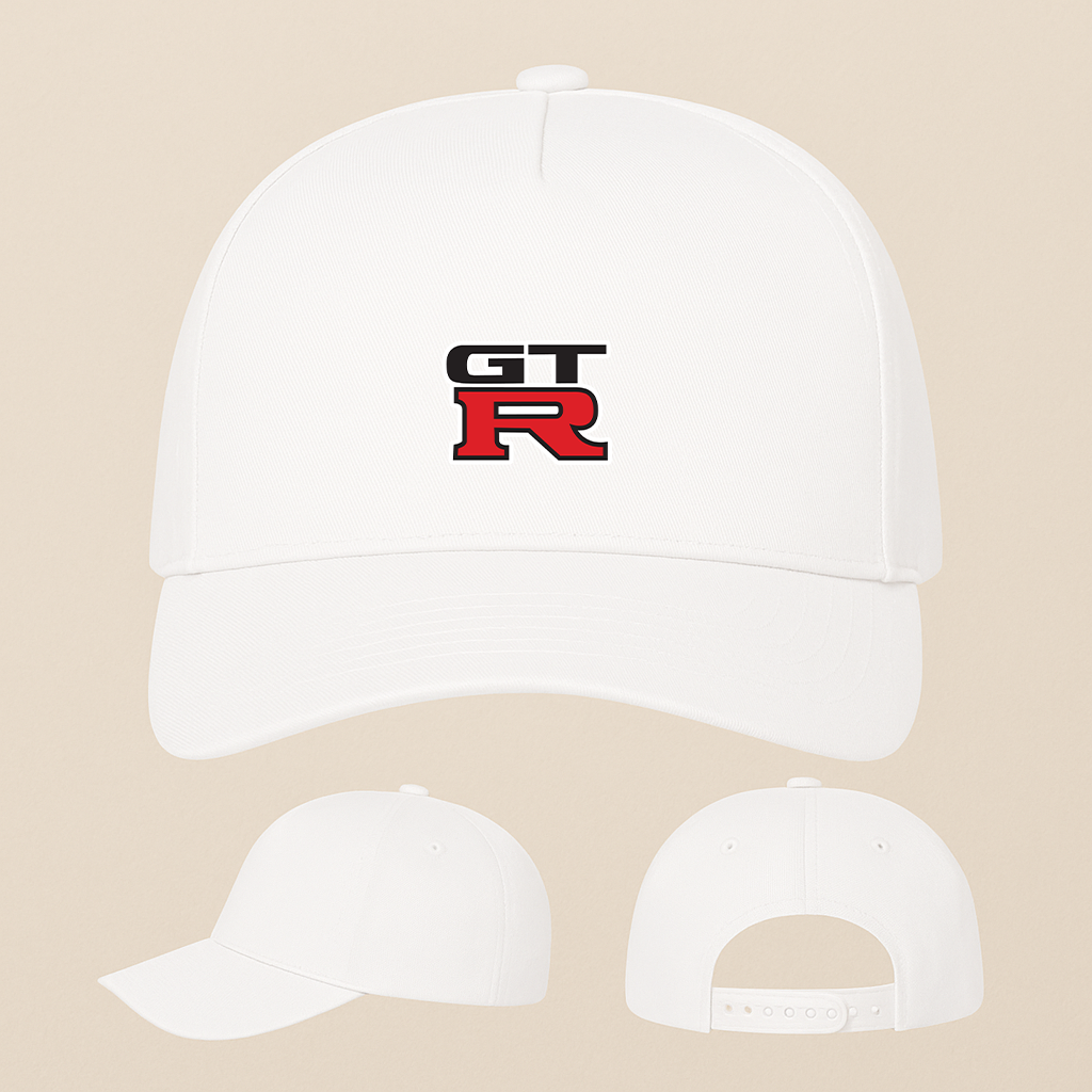 GTR Car Five Panel Twill Snapback Cap
